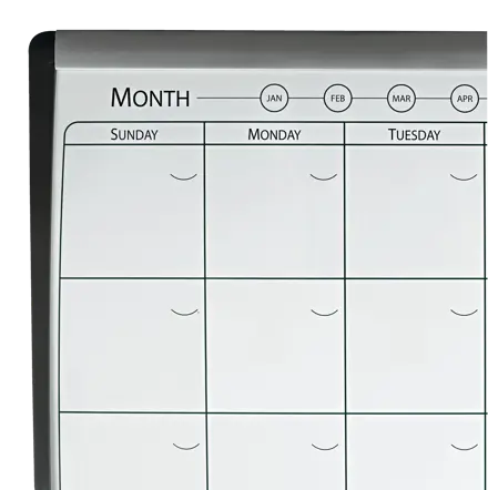 Tableau magnétique mixte Nobo à calendrier mensuel