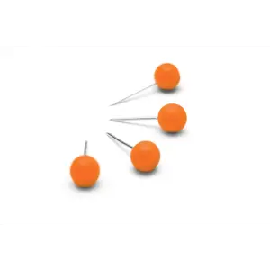 Punaises orange pour tableaux d’affichage Nobo