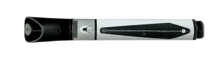 Nobo Marker für Glas-Whiteboards, trocken abwischbar, 4 Stück, schwarz
