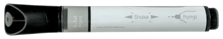 Nobo Marker für Glas-Whiteboards, trocken abwischbar, 4 Stück, schwarz