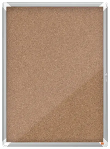 Nobo Premium Plus Schaukasten für den Innenbereich 9 x A4, Kork, Klapptür