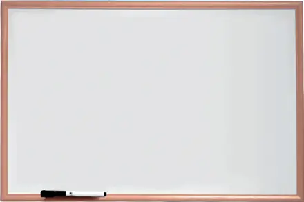 Nobo Basis - Whiteboard aus Melanim mit Kieferrahmen