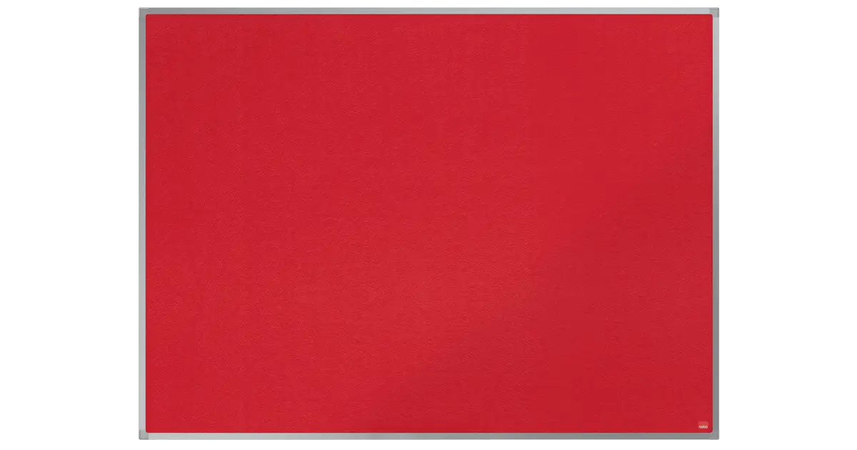 Nobo Filz-Notiztafel Premium Plus, 120x180 Cm, Aluminiumrahmen – Für Büro, Schule & Zuhause, Wandmontage (grau)