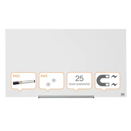 Широкоформатная стеклянная доска Nobo, 45"