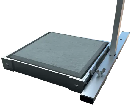 Nobo Premium Plus Clear PVC Protective Screen Divider Tile Weight Frame