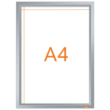 Nobo Impression Pro A4 Poster Frame with Anodised Clip Frame