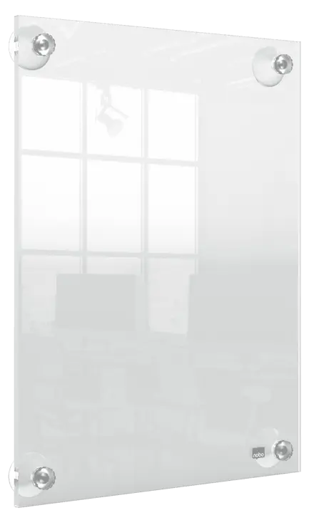Nobo Cornice per poster da parete in acrilico - riposizionabile - formato A4 Premium Plus