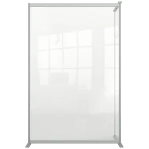 Nobo Estensione per divisorio da terra Premium Plus in acrilico trasparente 1200x1800mm