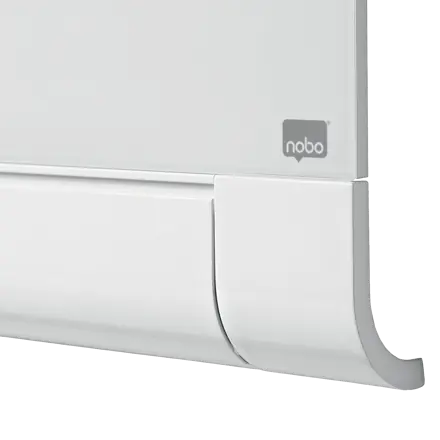 Nobo Widescreen 45" Glasbord met afgeronde hoeken briljant wit