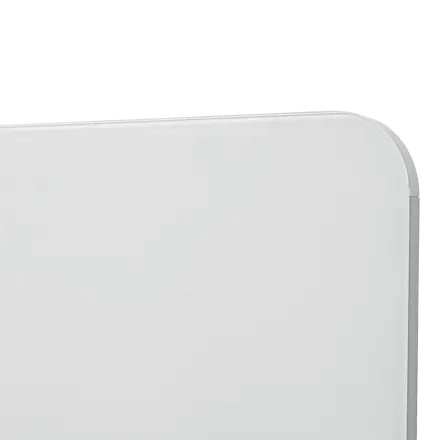 Nobo Widescreen 45" Glasbord met afgeronde hoeken briljant wit
