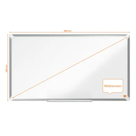 Nobo Premium Plus Whiteboard Stahl Widescreen 40"
