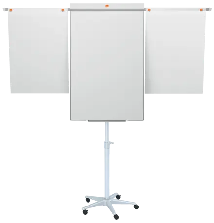 Nobo Impression Pro Mobile Steel Magnetic Whiteboard Easel with Extended Display Arms
