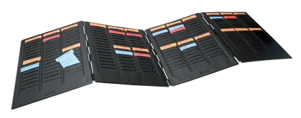 Nobo T-Card mini Planning Inner flaps