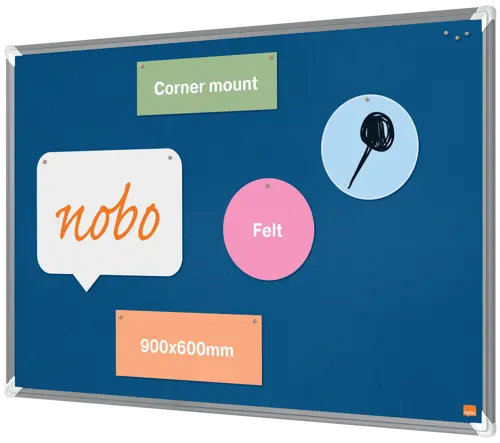 Nobo Premium Plus Felt Notice Board 900x600mm | NOBO
