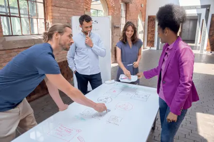 Nobo Move & Meet Collaboration System Portable Whiteboard 1800x900mm