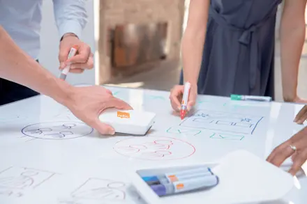 Nobo Move & Meet Mobile Collaboration System Whiteboard and Notice Board Accessory Kit