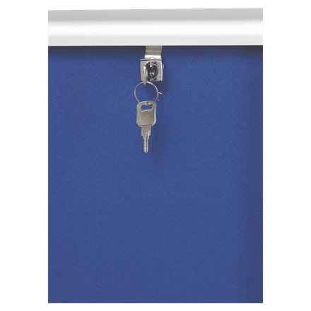 Blue, A0 Nobo Internal Display Case with Vibrant Internal Felt Board