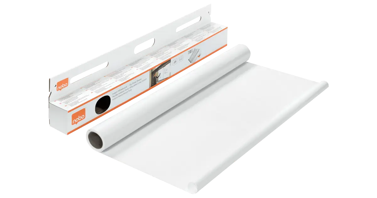 Feuilles electrostatiques tableau blanc repositionnables blanches