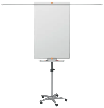 Flipchart Easel Nobo Classic Nano Clean™ Mobile including extendable display arms