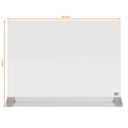 nobo verre hvid whiteboardtavle skrivebords brilliant droog magnetisch uitwisbaar glasoppervlak