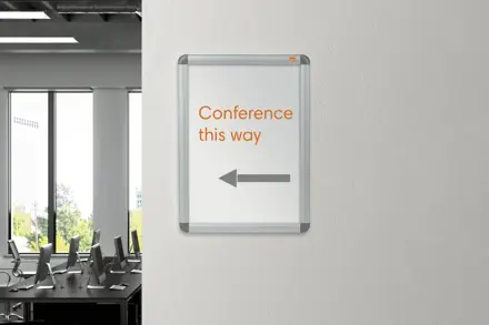 Nobo Premium Plus 70x100cm Poster Frame Sign Holder with Snap Frame