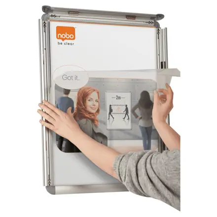 Nobo Premium Plus 70x100cm Poster Frame Sign Holder with Snap Frame