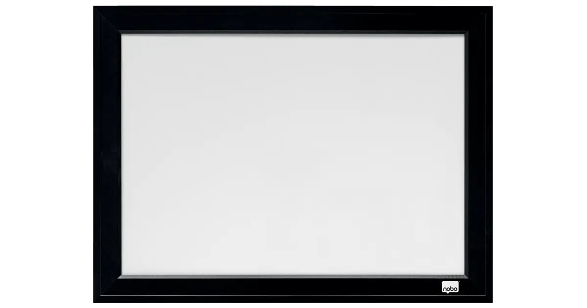 Nobo Small Magnetic Whiteboard with Black Frame 585x430mm NOBO