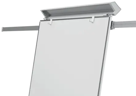 Flipchart Easel Nobo Classic Nano Clean™ Mobile including extendable display arms