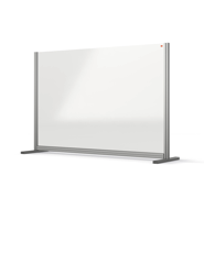 Nobo Séparateurs de bureau modulaire Nobo Premium Plus - Acrylique transparent
